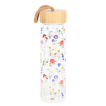 Wildflower Glass & Bamboo Water Bottle3