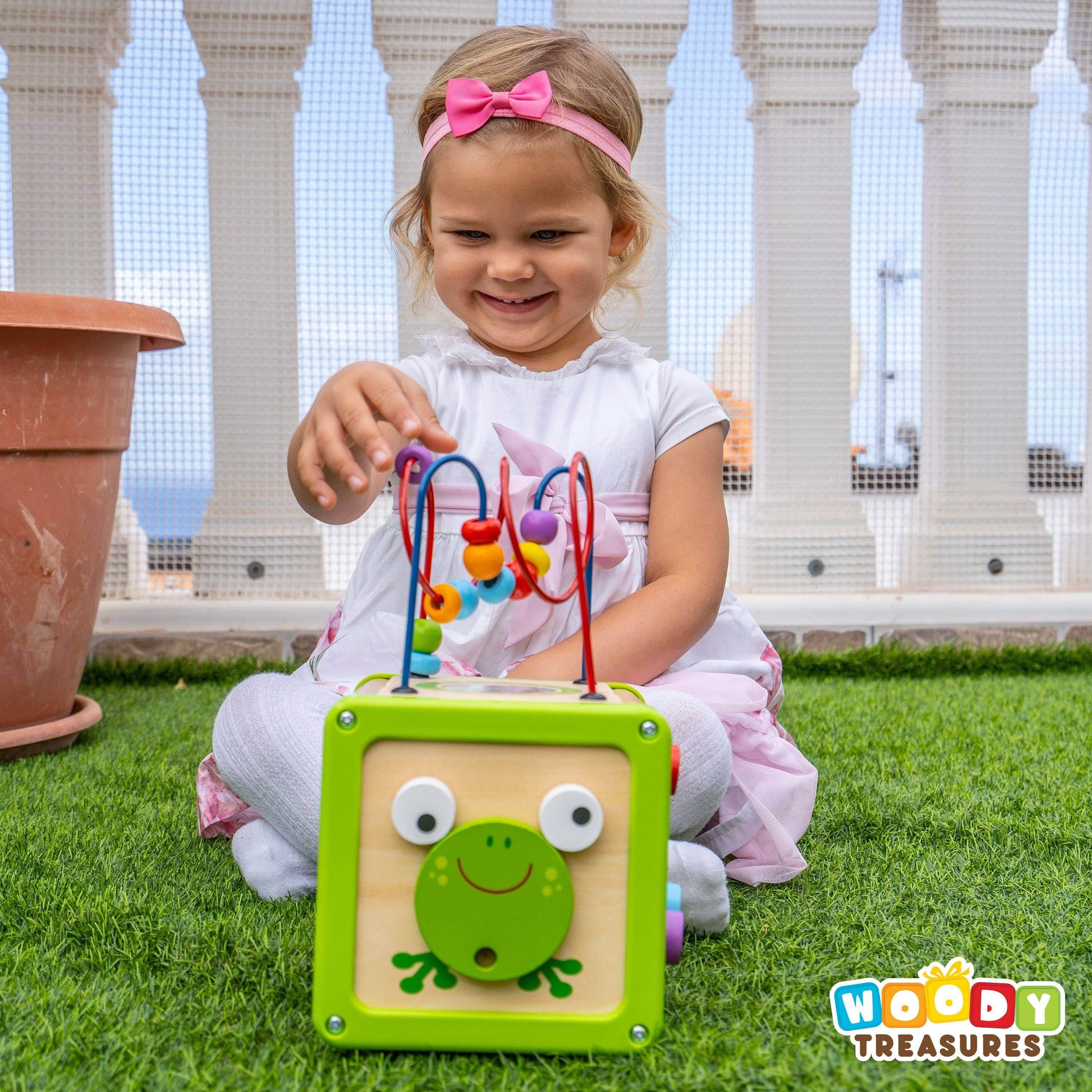Wooden Activity Cube