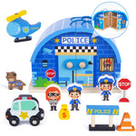 Wooden Police Set2