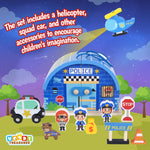 Wooden Police Set4