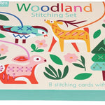 Woodland Animals Stitching Set4