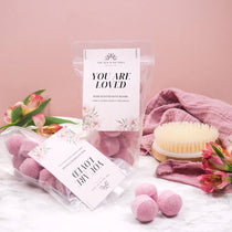 You Are Loved Mini Bath Bomb⎜Rose Bath Bomb Fizzer