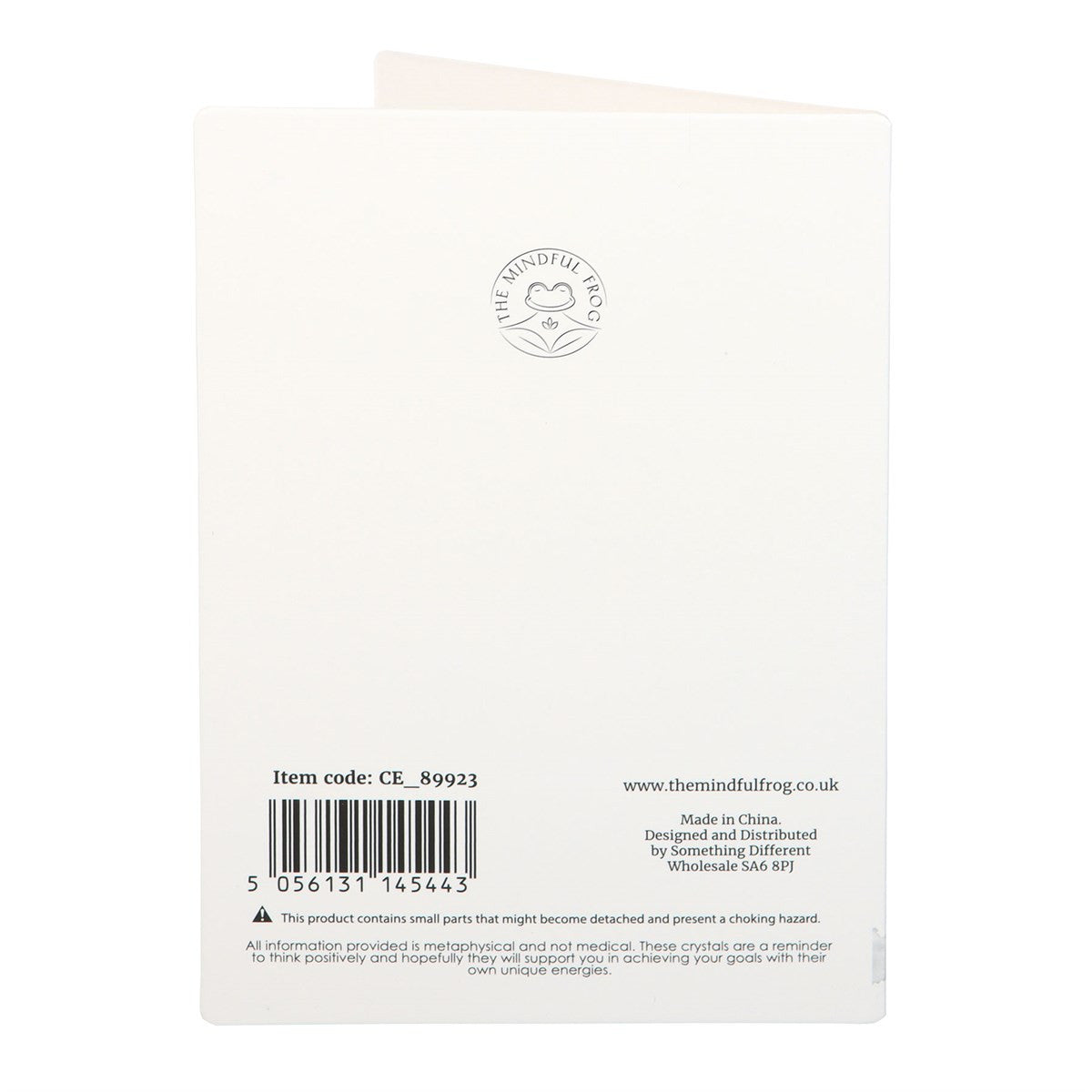 You Rock Clear Quartz Crystal Heart Greeting Card4