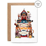 Circus Cake Birthday Card