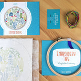 Cactus Handmade Embroidery Kit Hoop Art