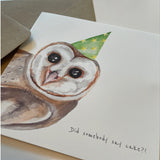 'Did Somebody Say Cake' Card