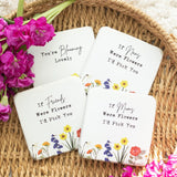 Set of 6 Wildflower Coasters