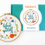 Be Kind To Yourself Handmade Embroidery Kit Hoop Art