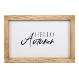 Hello Autumn Wooden Fall Sign