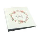 Personalised Floral Wreath Photo Album