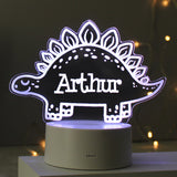 Personalised Dinosaur LED Colour Changing Night Light