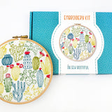 Cactus Handmade Embroidery Kit Hoop Art