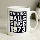 Personalised Talking Balls Mug