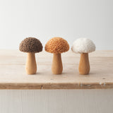 Wooden Sherpa Mushrooms