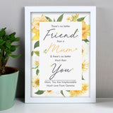 Personalised No Better Mum Framed Print