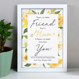 Personalised No Better Mum Framed Print