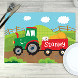 Personalised Tractor Placemat