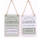 Potting Shed Open/Close Sign