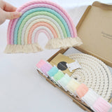 DIY Pastel Spring XL Macrame Rainbow Craft Kit