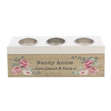 Personalised Floral Watercolour Tealight Box