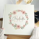 Personalised Floral Wreath Photo Album