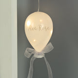 Personalised LED Hanging Glass Balloon