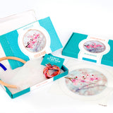 Cherry Blossom Handmade Embroidery Kit Hoop Art